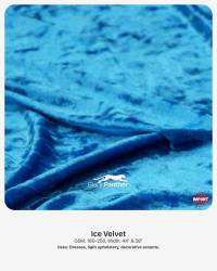 Imported Ice Velvet Fabric 180-250 GSM | 44” & 58” Width | Dresses & Upholstery  in Surat